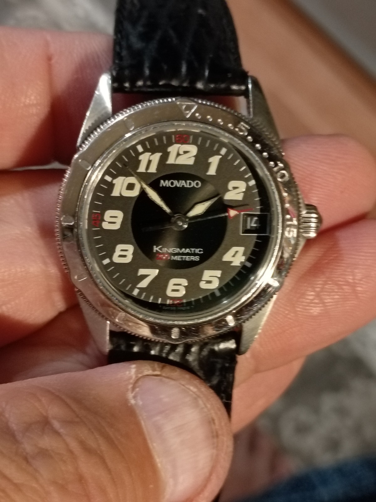 Movado Kingmatic 84-D7-867 200 Meter Diver Mid-size 33mm, Super Nice!!!