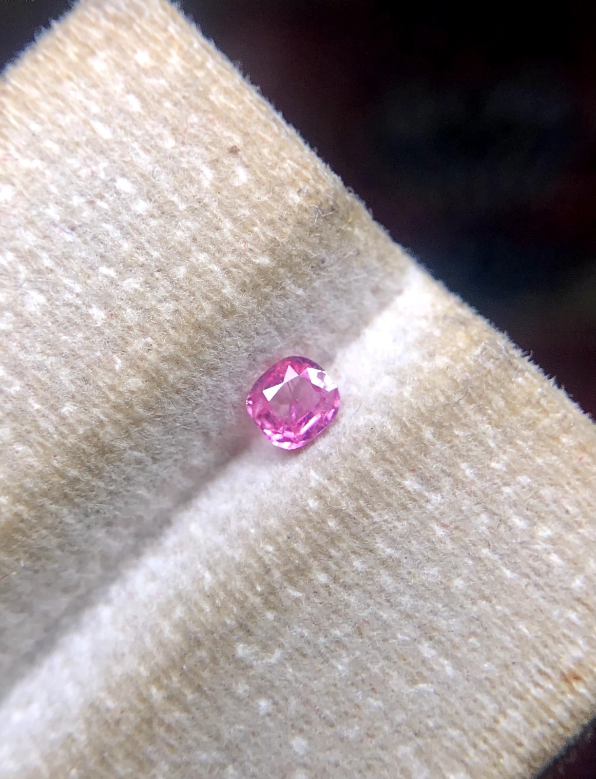 0.14 Carat Natural Mahenge Spinel Pink Color Loose Gemstone From Tanzania