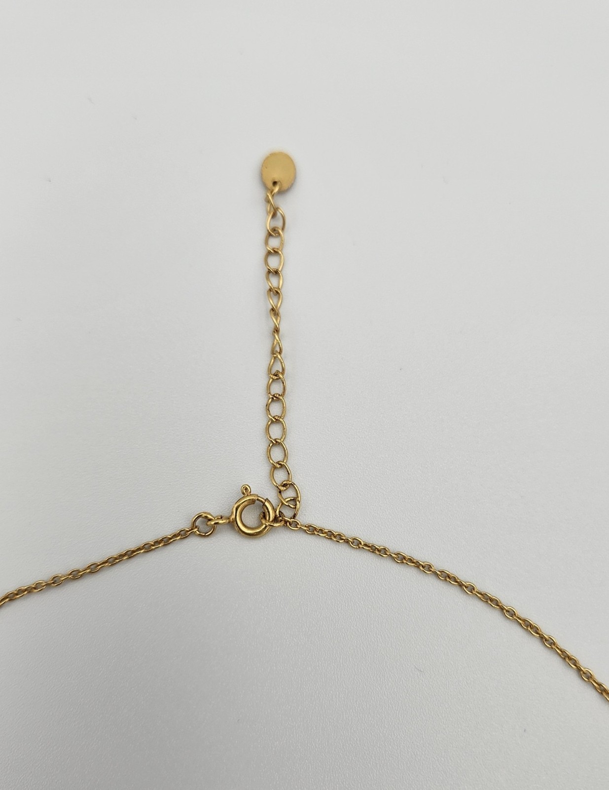 Argento Vivo Bar Pendant Necklace Gold Plated Silver Aquamarine