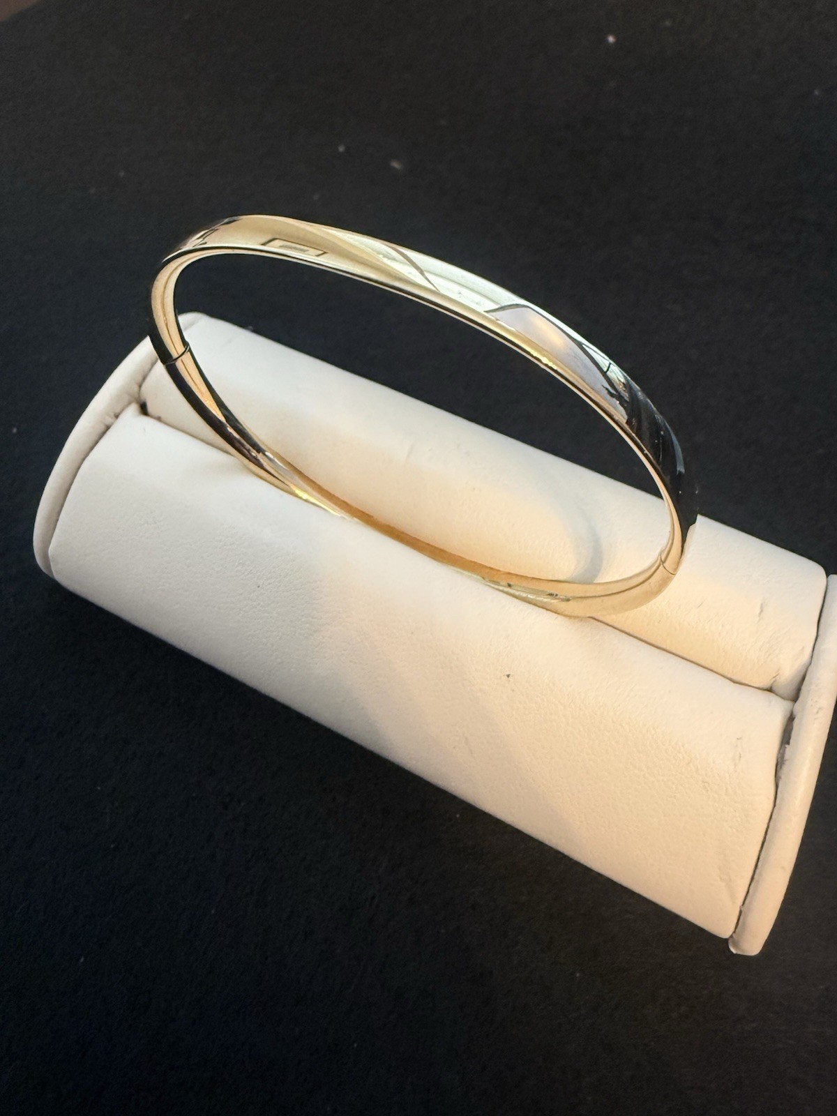 CHILDS BANGLE 5.5 INCH 3.8MM 10K YELLOW GOLD