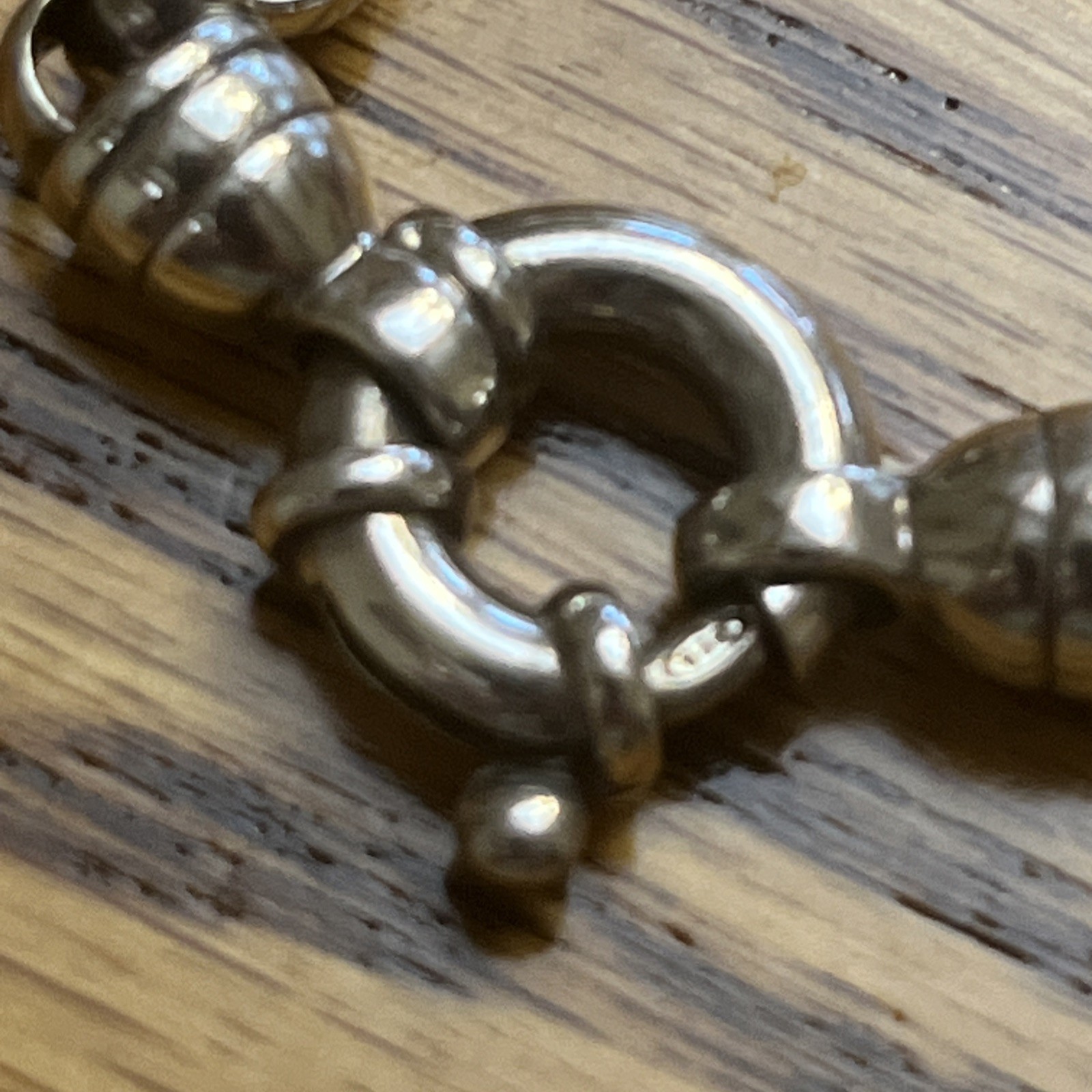 Sterling Heavy Gucci Style Link 17 1/2 Inches Chain
