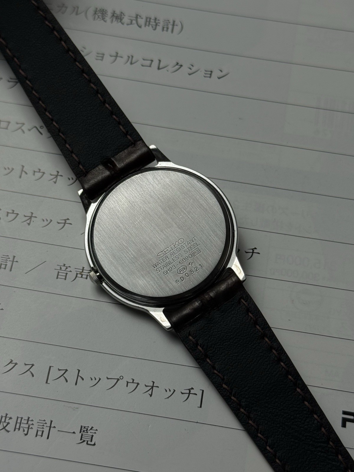 Vtg 1999 Seiko Contemporary Basic 5H23-6B90 Men’s Watch [Near Mint]