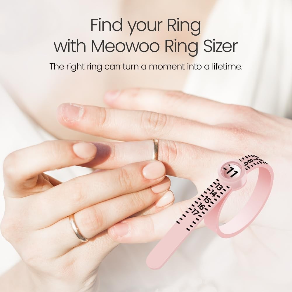Portable Magnifying Ring Sizing Tool in Pink – Ideal for All Finger Sizes