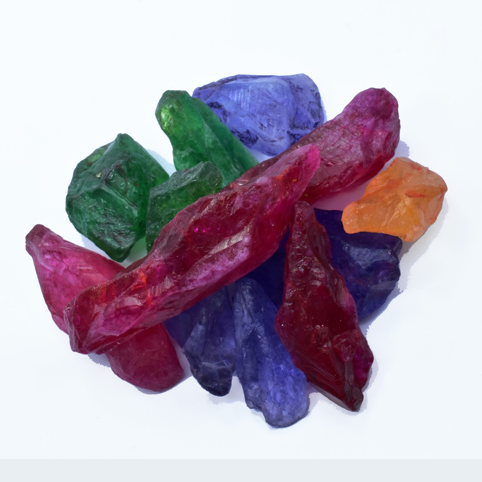 Natural Sapphire Mix Uncut Rough 2000 Ct Huge Size CERTIFIED Loose Gemstone Lot