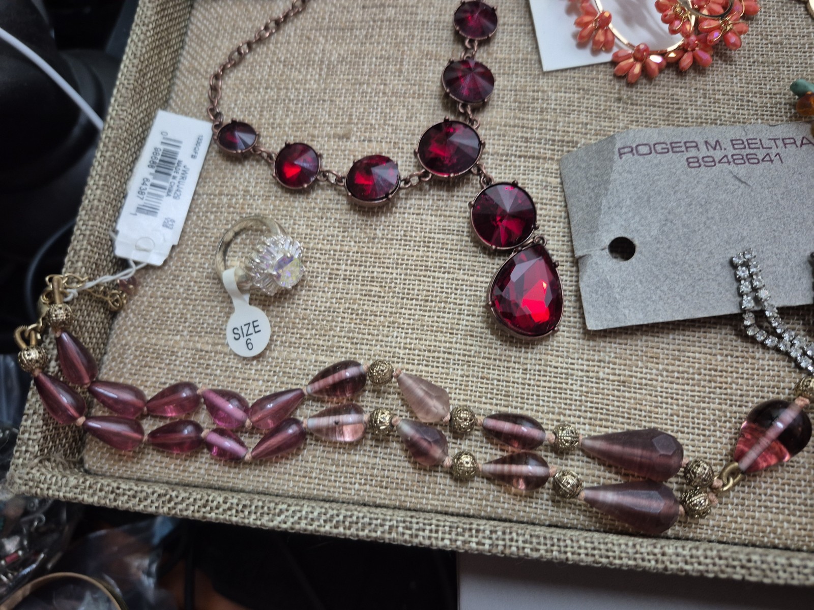 New With Tag Lot Designer Signed Jewelry Necklaces Bracelets Earrings Ring