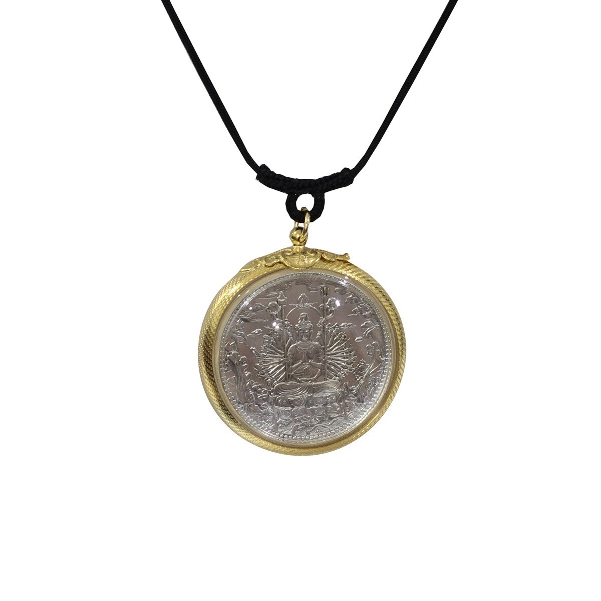 Thai Energy Mercy Kwan Yin Pendant Necklace Thousand Arms Goddess Guanyin