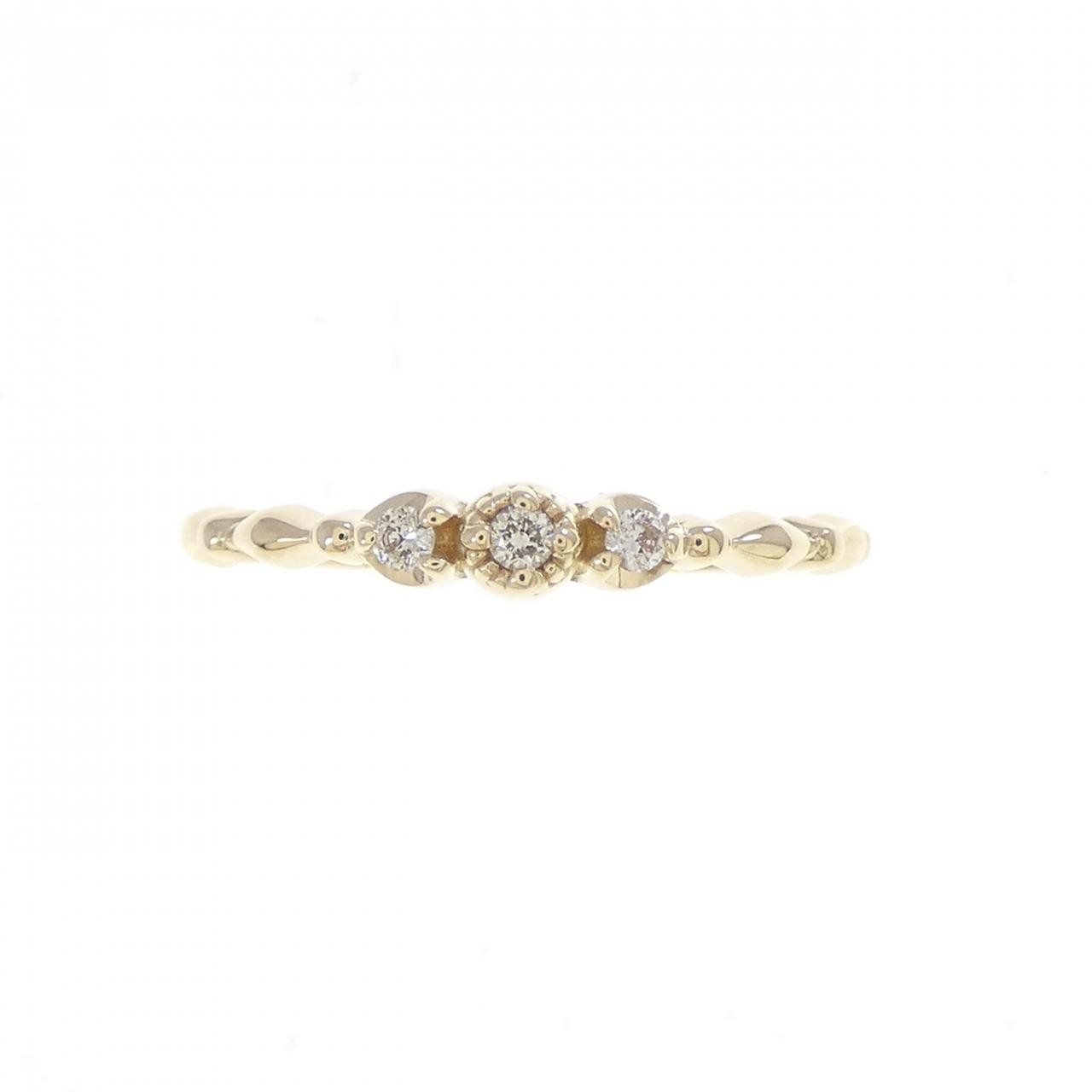 Authentic Agate Diamond Ring 0.04CT #260-008-286-6655