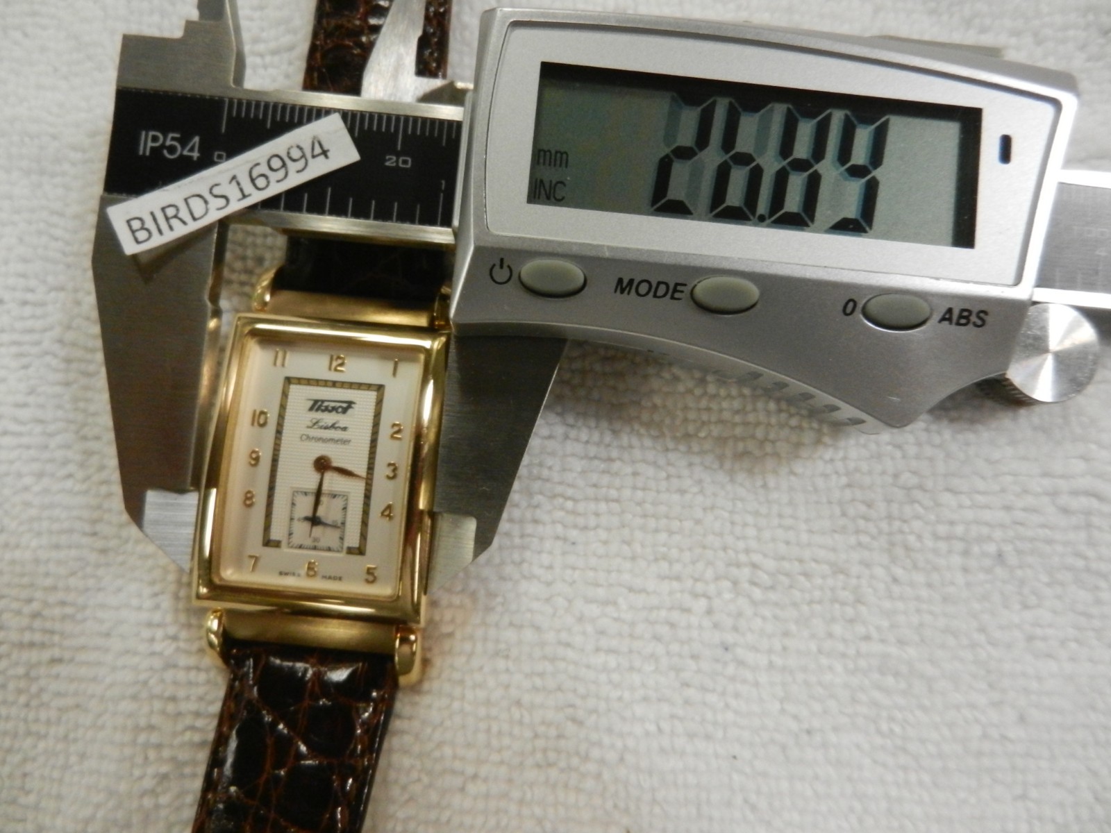LIMITED EDITION MENS TISSOT 18K GOLD LISBOA CHRONOMETER MENS WATCH H 694.333