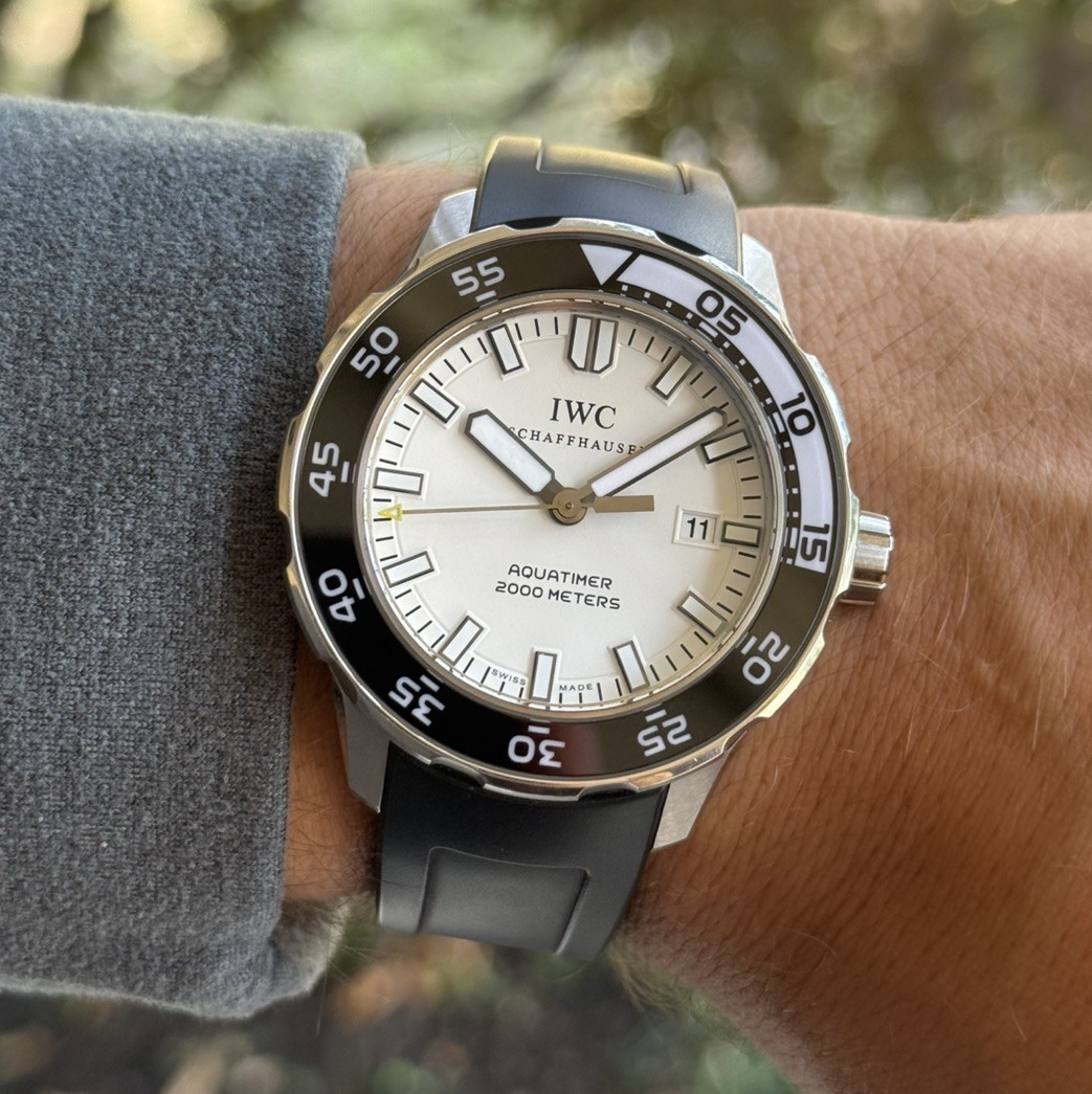 IWC AQUATIMER AUTOMATIC 2000m IW3568 WITH PAPERS 44mm WATCH