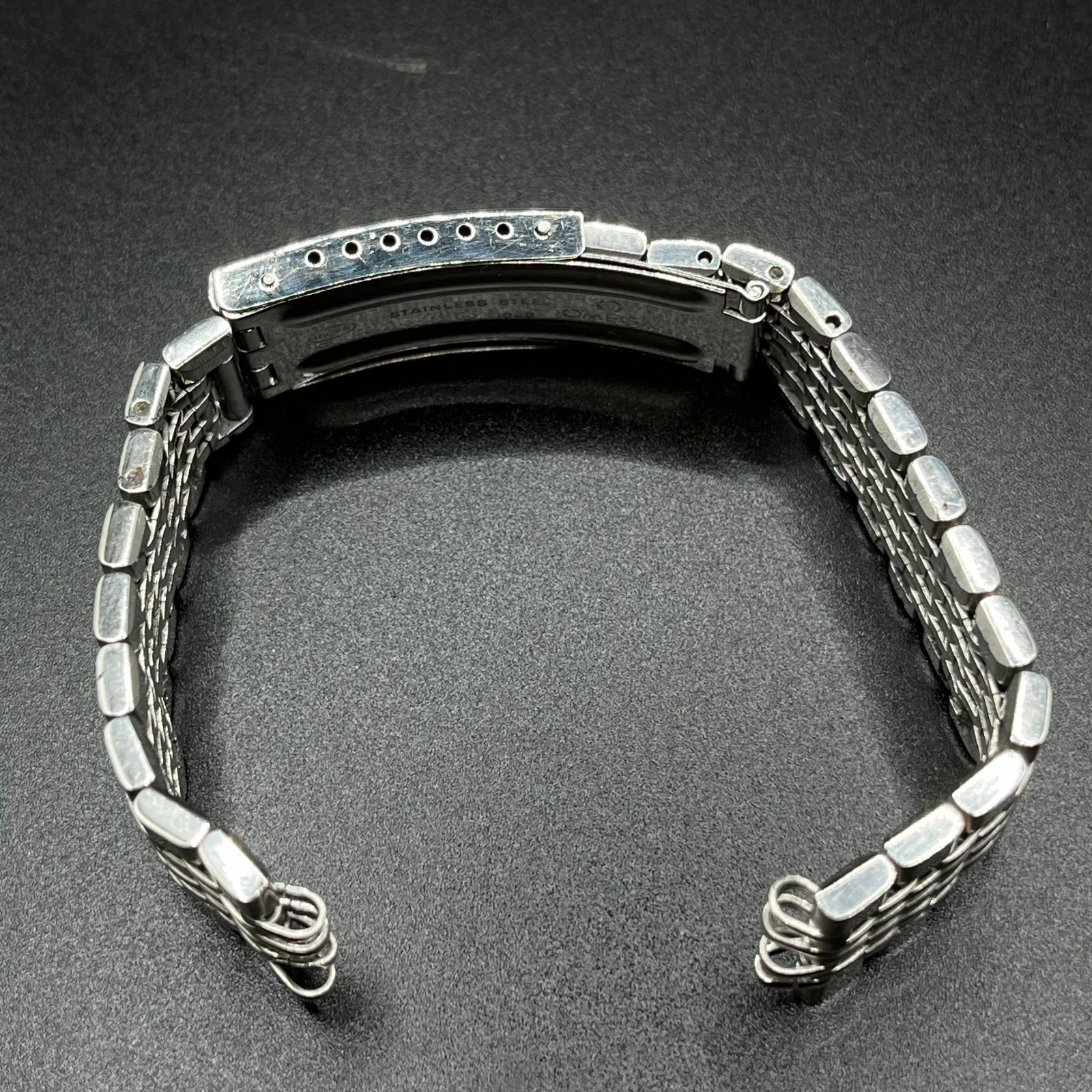 Rare Vintage OMEGA Stainless Steel Bracelet 1068 Single End Link 620 16cm Cleane