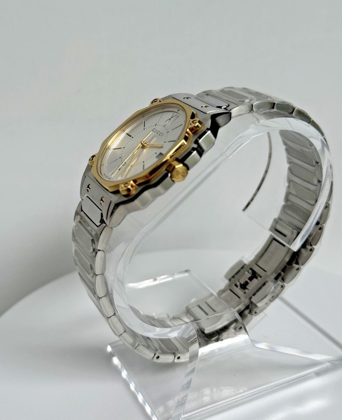 Gucci G-FLAT YA166506 Quartz Gucci Watch Square Watch Gold Watch Unisex