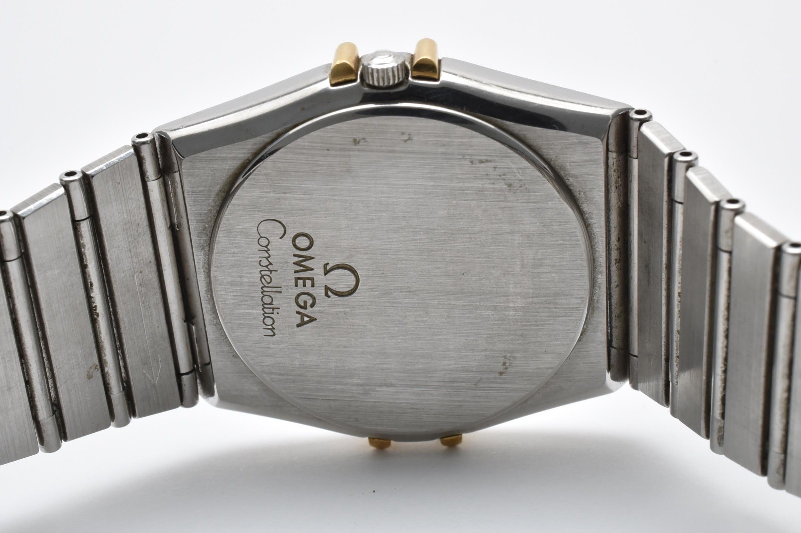 【Box】Omega Constellation 396.1080 Rare Cal.1441 Gold Steel Quartz Mens Works #87