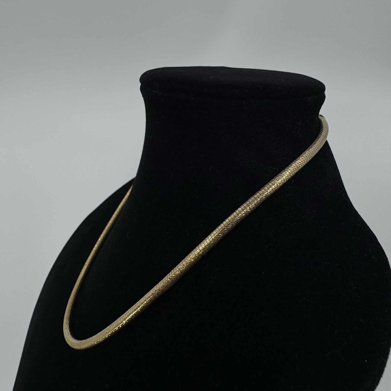 Italian Gold Over Sterling Silver 4mm Diamond Cut Snake Chain Necklace 20” 26.3g