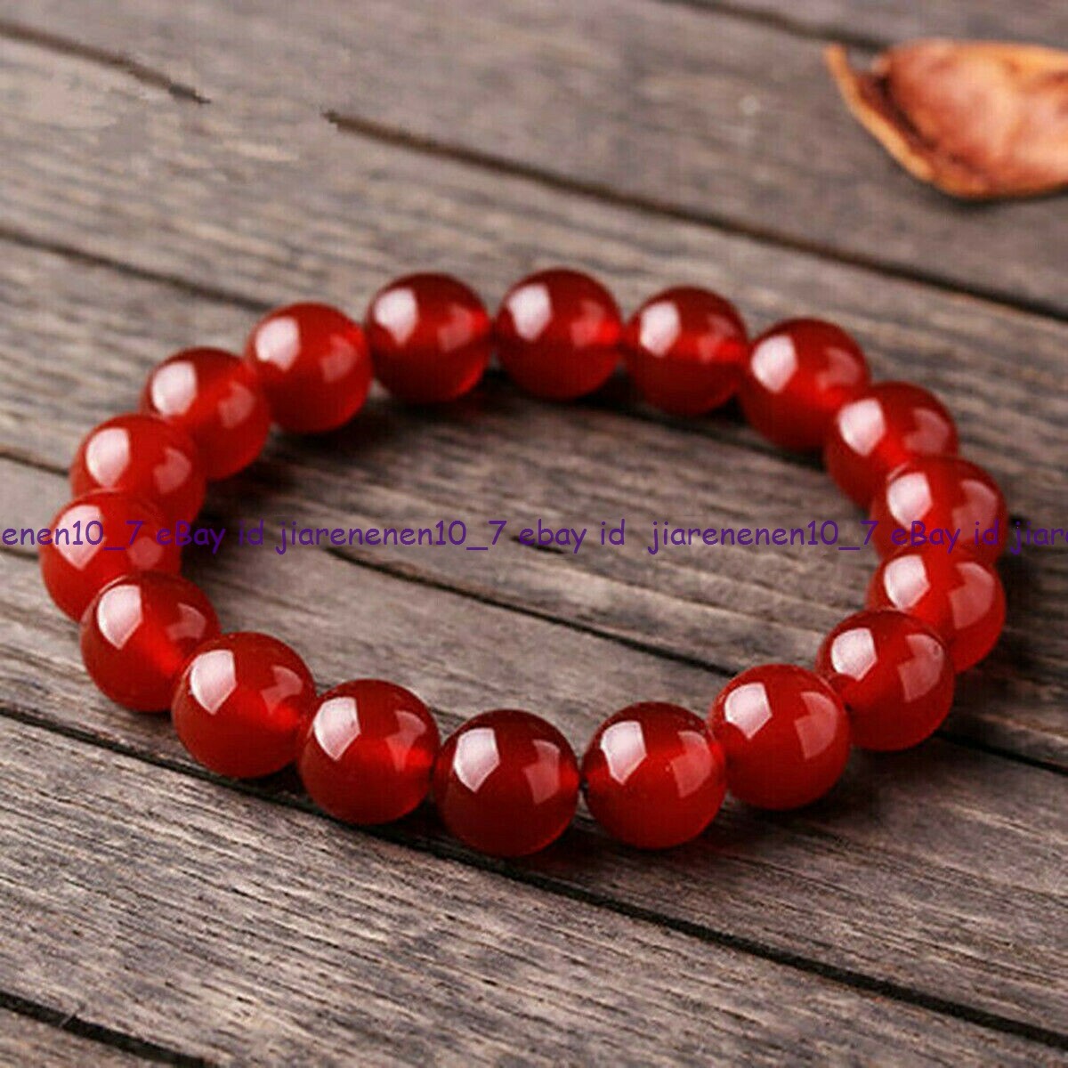 Natural 8/10/12mm Round Gem Beads Stretch Bracelet 7.5″ Multiple Color Choices