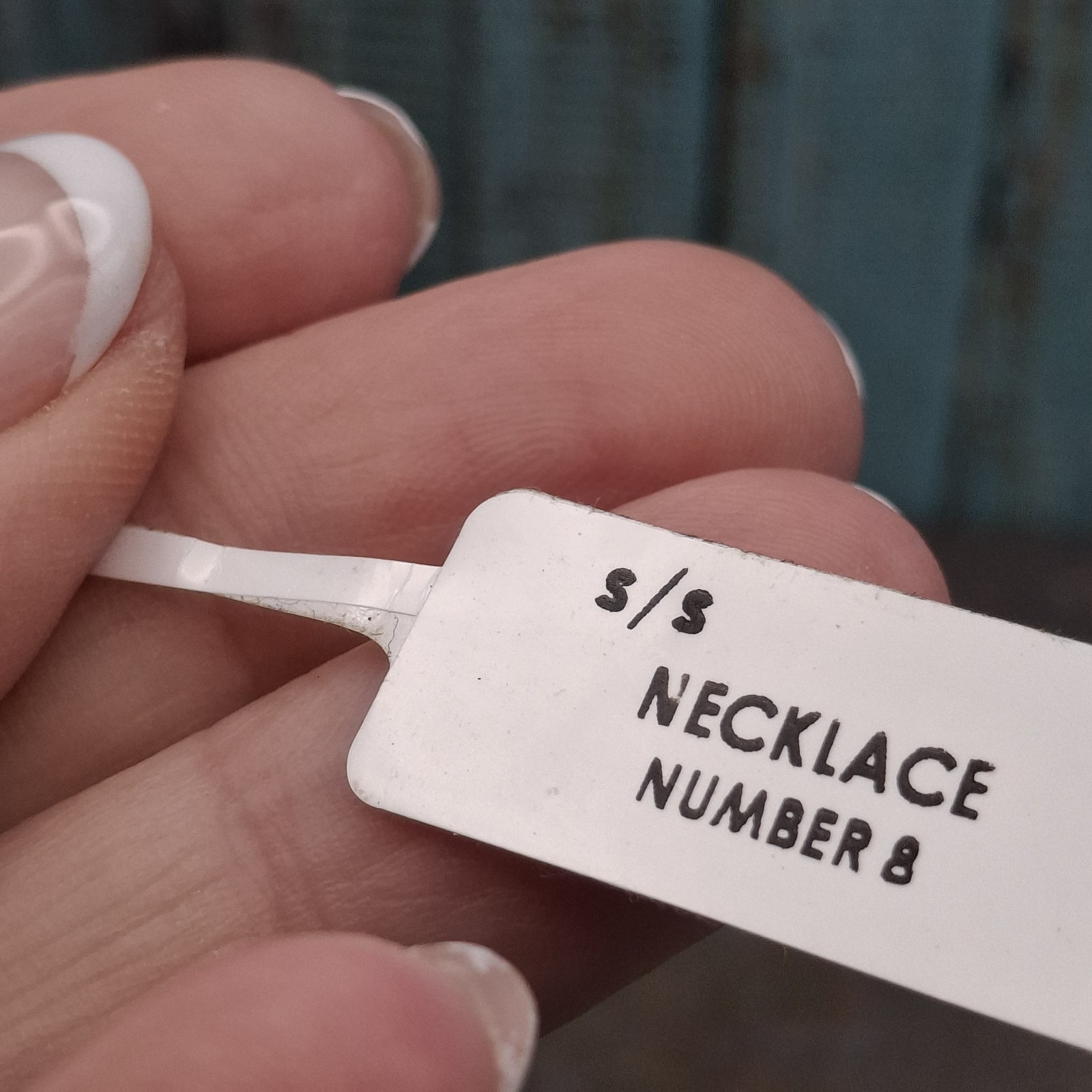Number 8 Turquoise Sterling Silver Necklace Southwestern Native Style 14-21″