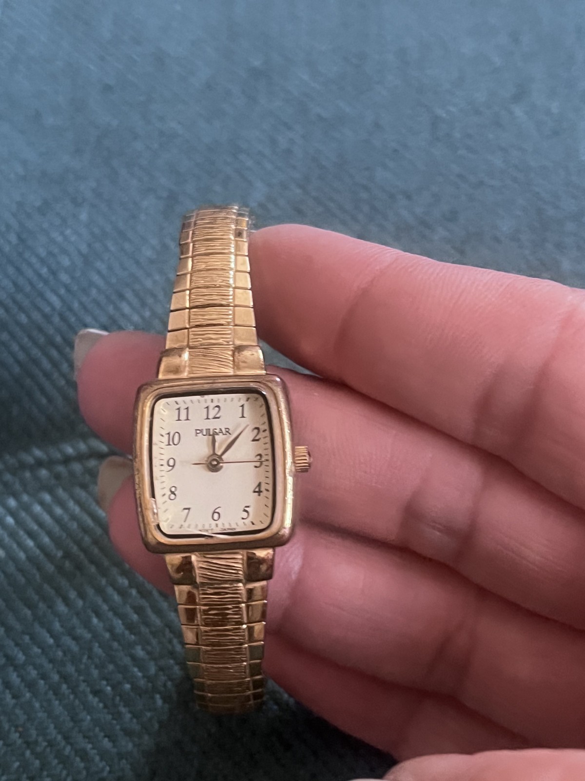 Pulsar women’s gold-tone wristwatch