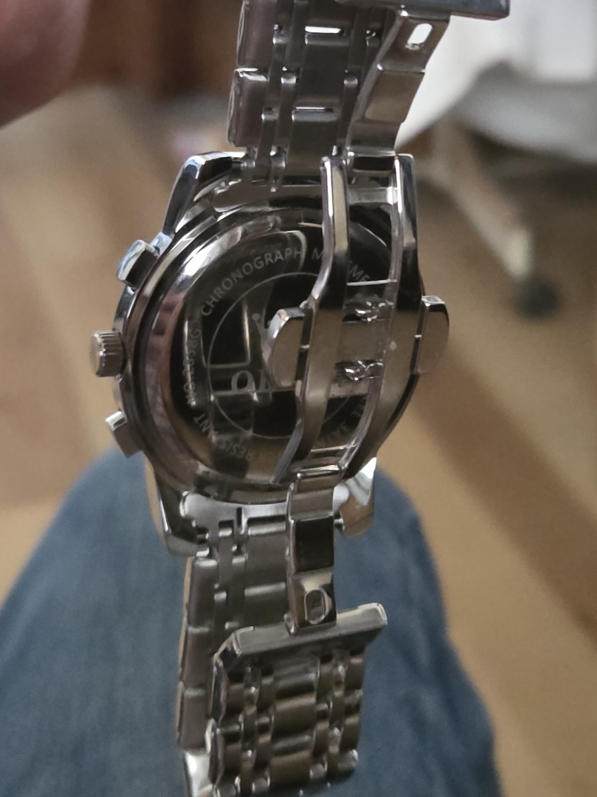 OLEVS Mens Chronograph Watch,Water Resistant, No. 2858G