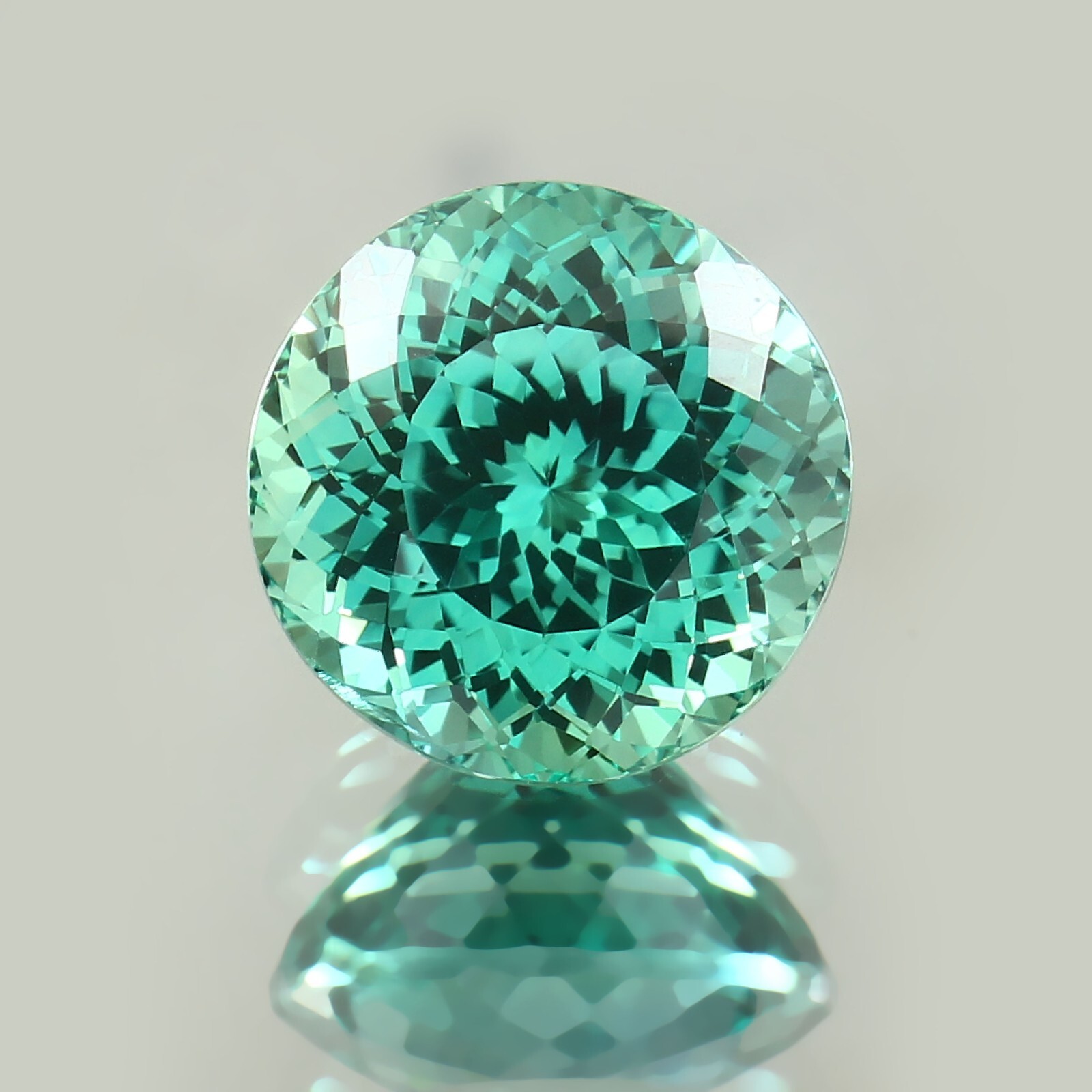 Extreme Quality Natural Ceylon Parti Sapphire Loose Round Gemstone Cut 18.50 MM