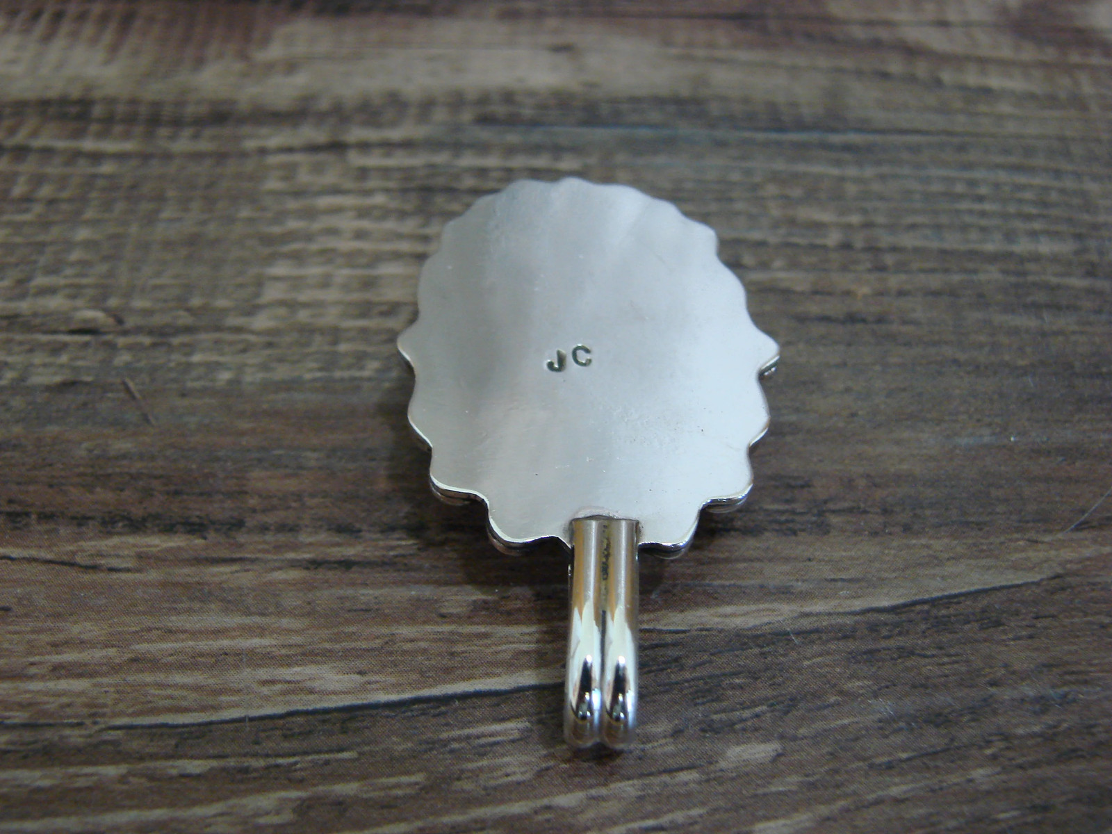 Native American Nickel Silver & Spiny Oyster Pendant – Cleveland
