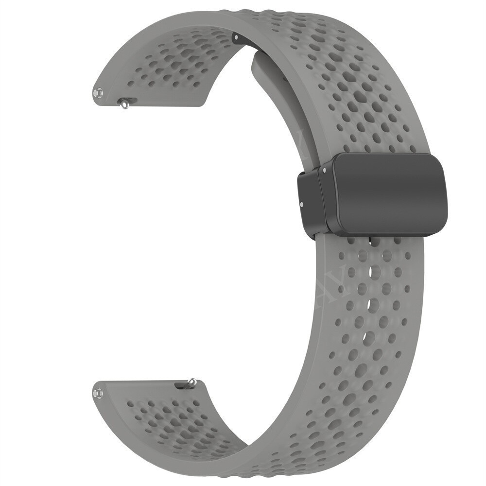 22mm Magnetic Silicone Strap Watch Band For Amazfit Bip 6/5 GTR 4/3/2/GTR 47mm