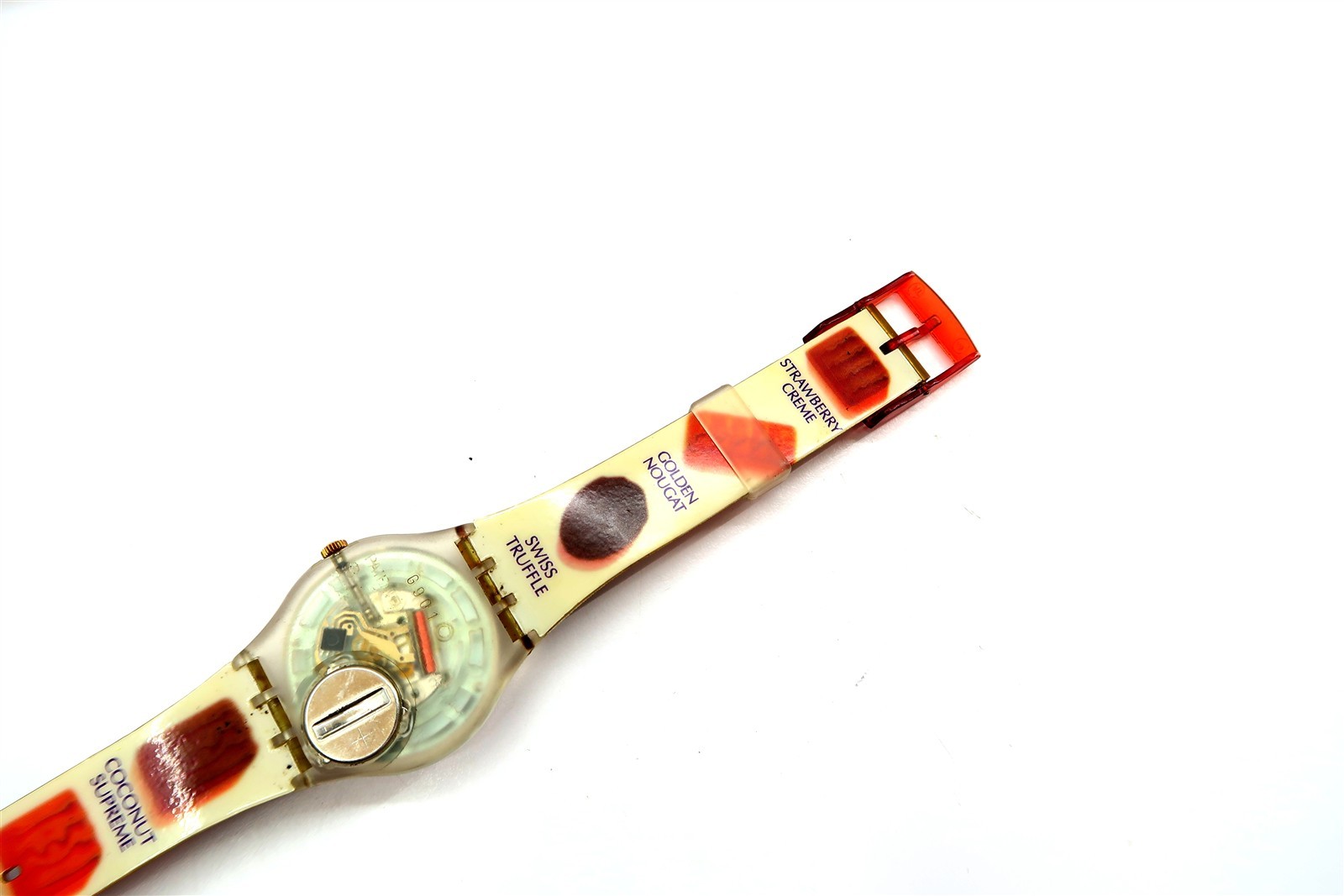 NEW Swatch Watch BE MINE GK291 with Case and Papers 1999 NOS Gents New Battery