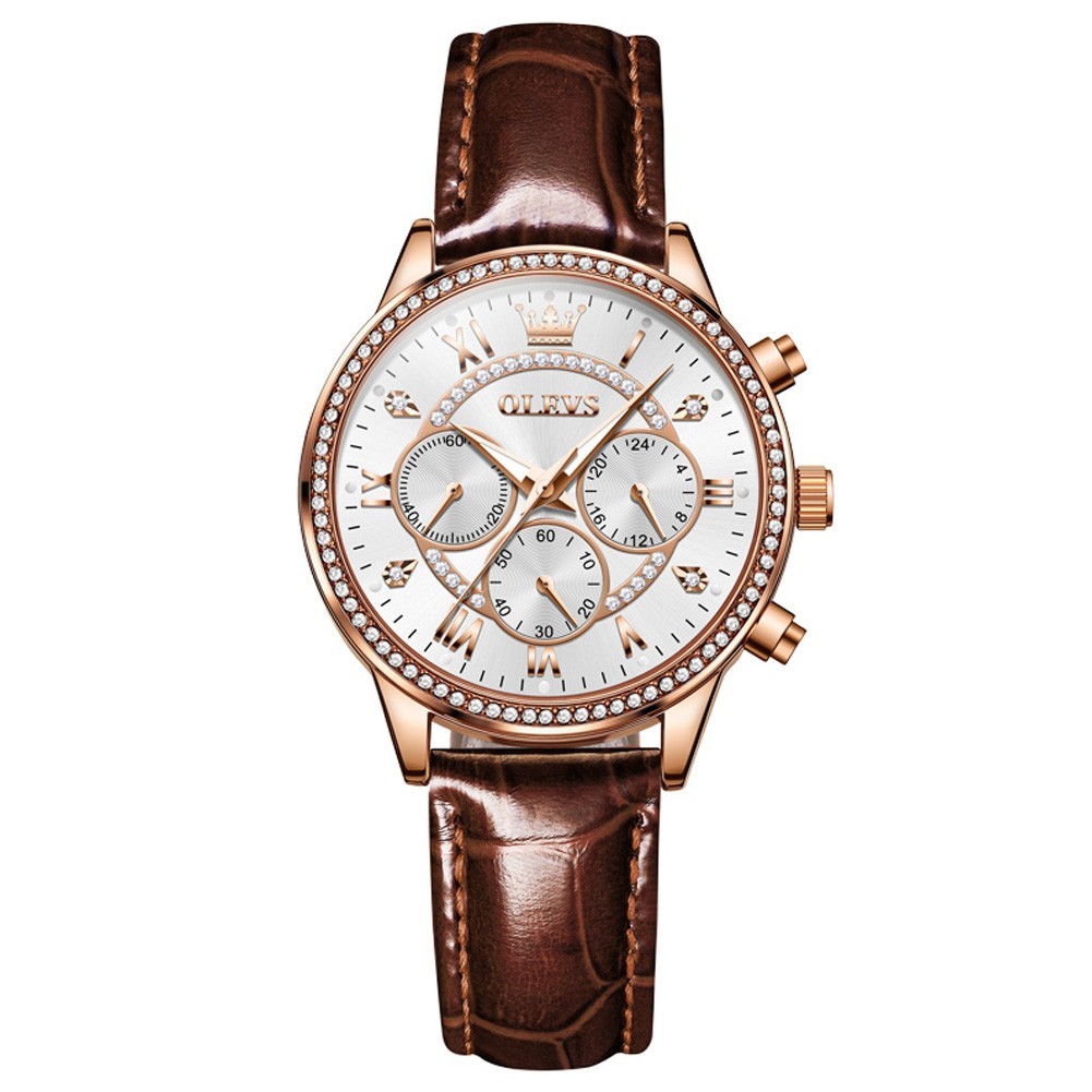 OLEVS 2915 Luminous 3ATM Waterproof Lady New Year Present Leisure Quartz Watch