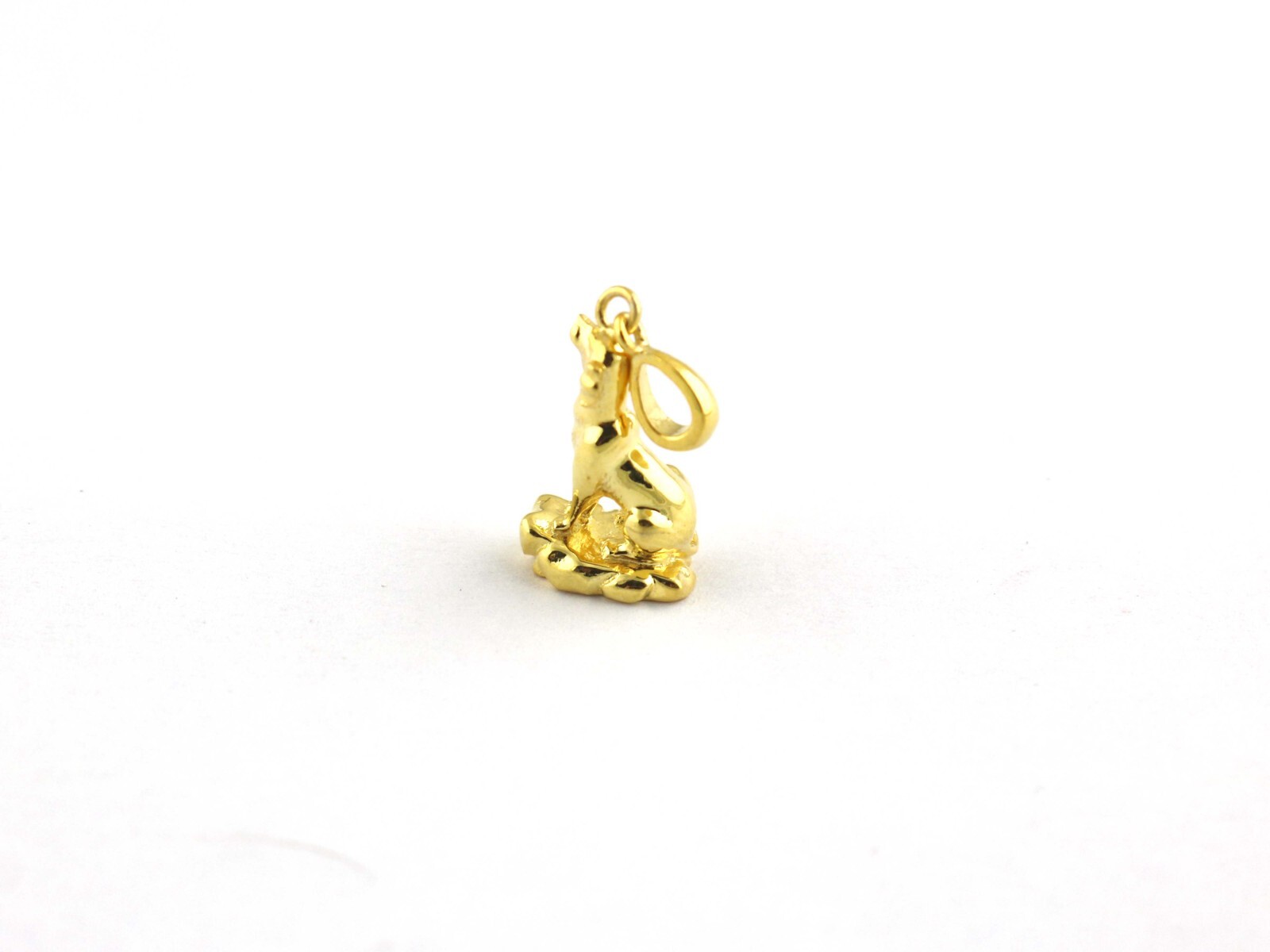 925 Sterling Silver Dog Charm Pendant, Dog Lover Dainty Pendant, Graduation Gift