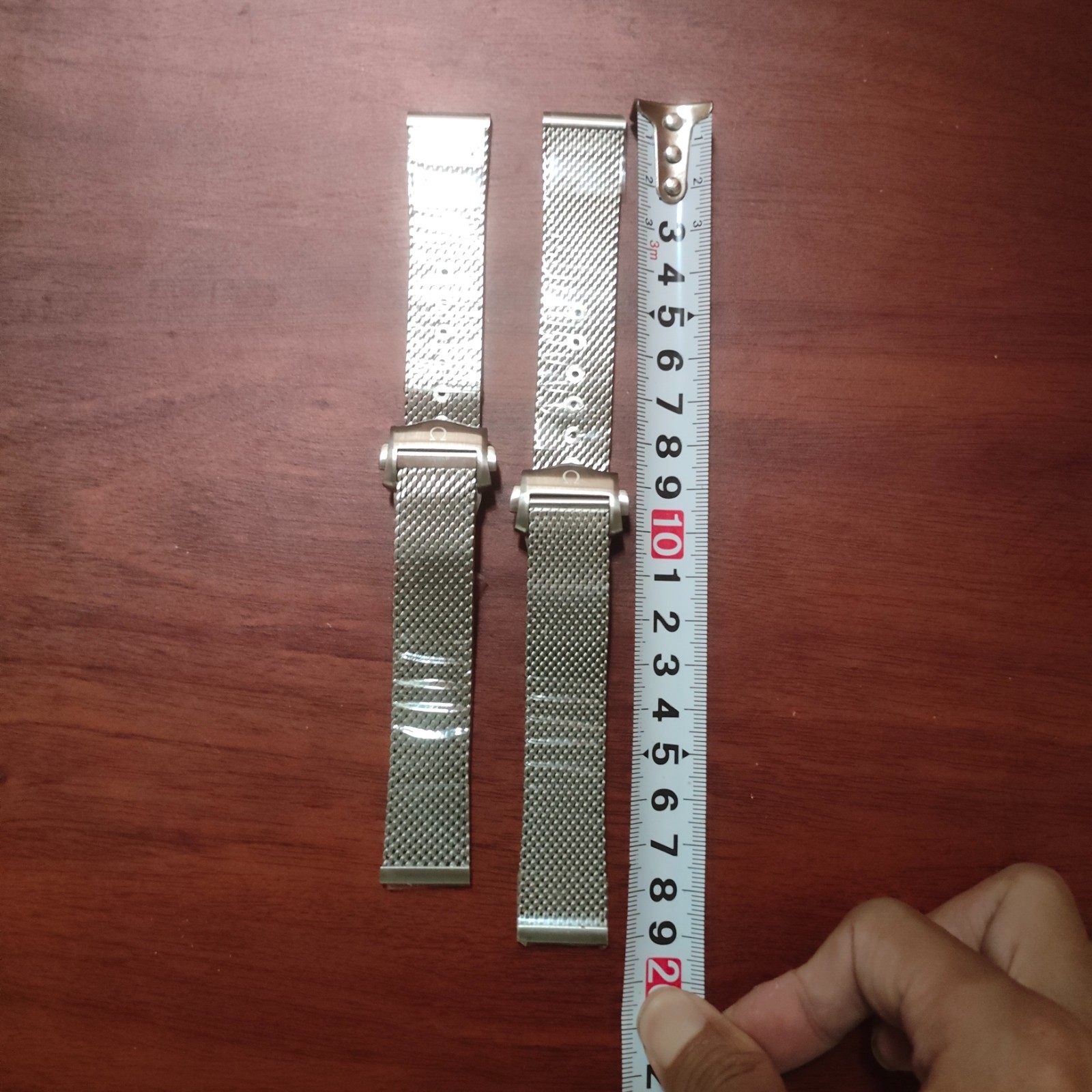 Short Length !!! 20mm Braided Stainless Mesh Band For Omega Seamaster 300M