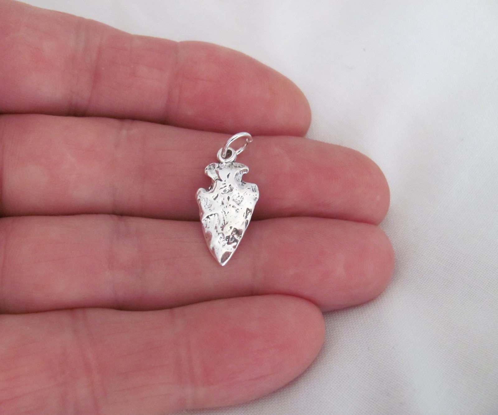 Sterling Silver 22.5mm arrowhead charm