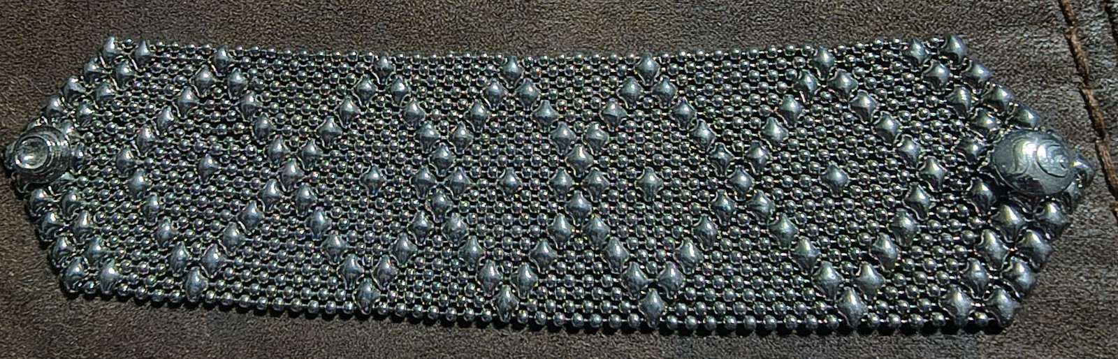 SG Liquid Metal Silver Mesh Bracelet 7 1/4″ B10