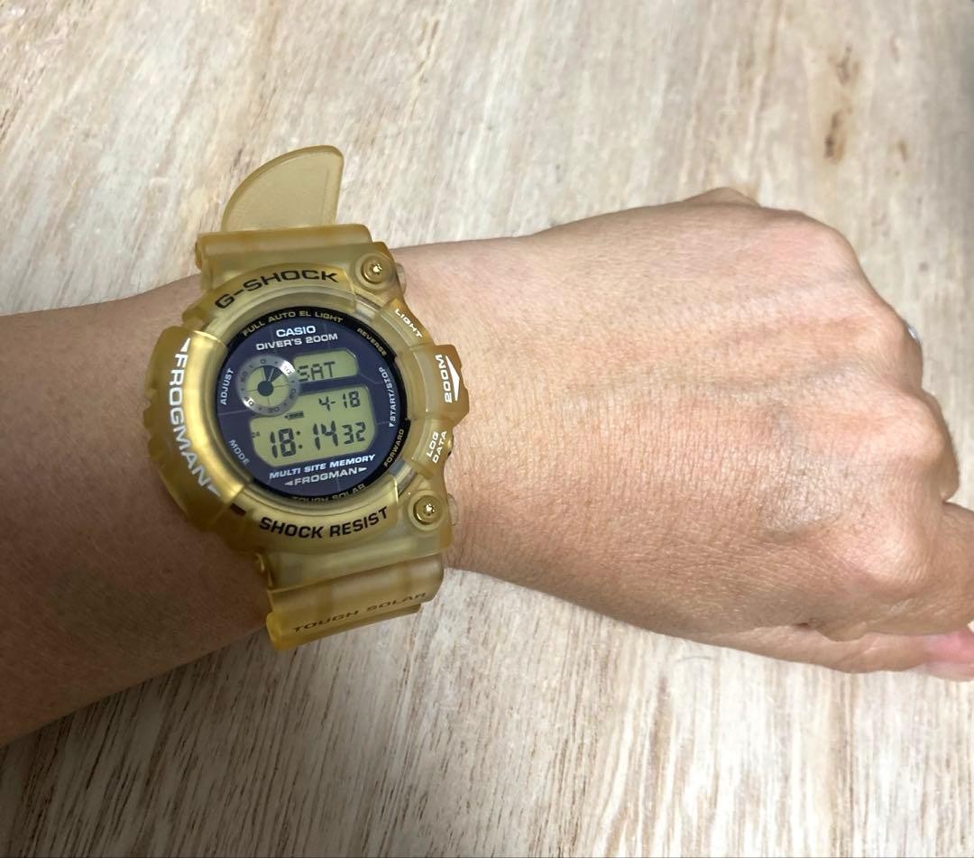 Tough Solar Fully Functional Excellent Condition G-Shock FROGMAN GW 225E 25th An