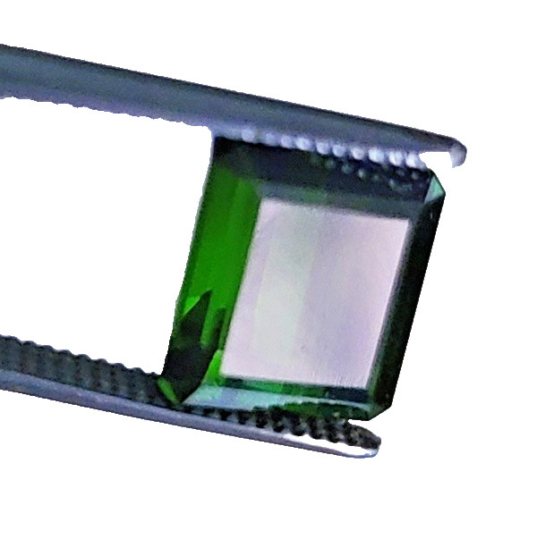 Chrome Tourmaline 1.46 Ct. Natural Loose Stone Emerald Cut Gemstone 7.36 X 5.73
