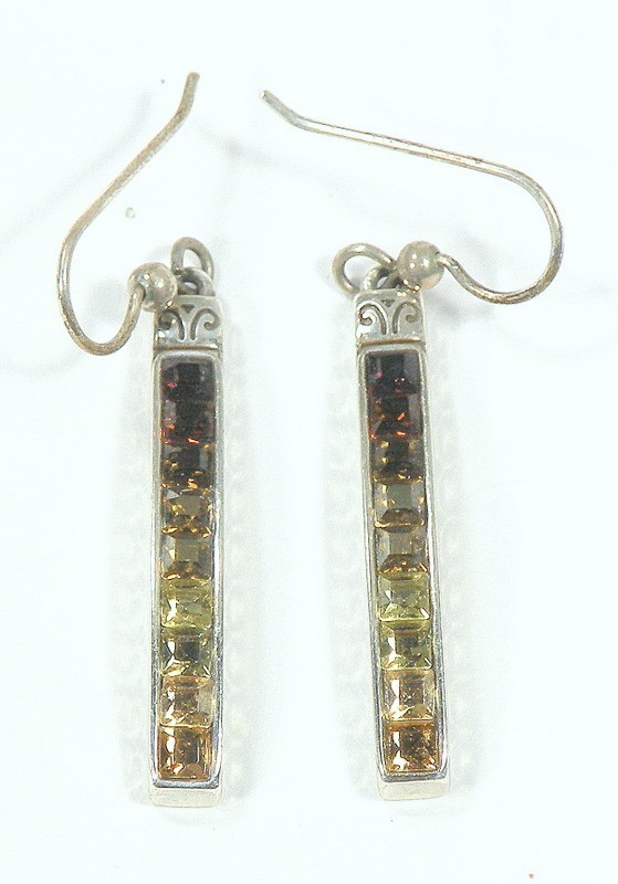 Brighton Spectrum French Wire Drop Earrings – Multi-Colored Classic Elegance