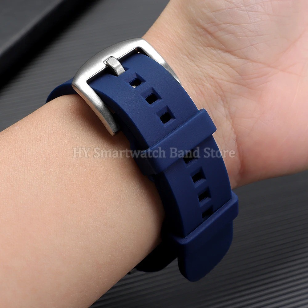 Universal Silicone Watch Strap 18-24mm Quick Release Rubber Sport Band
