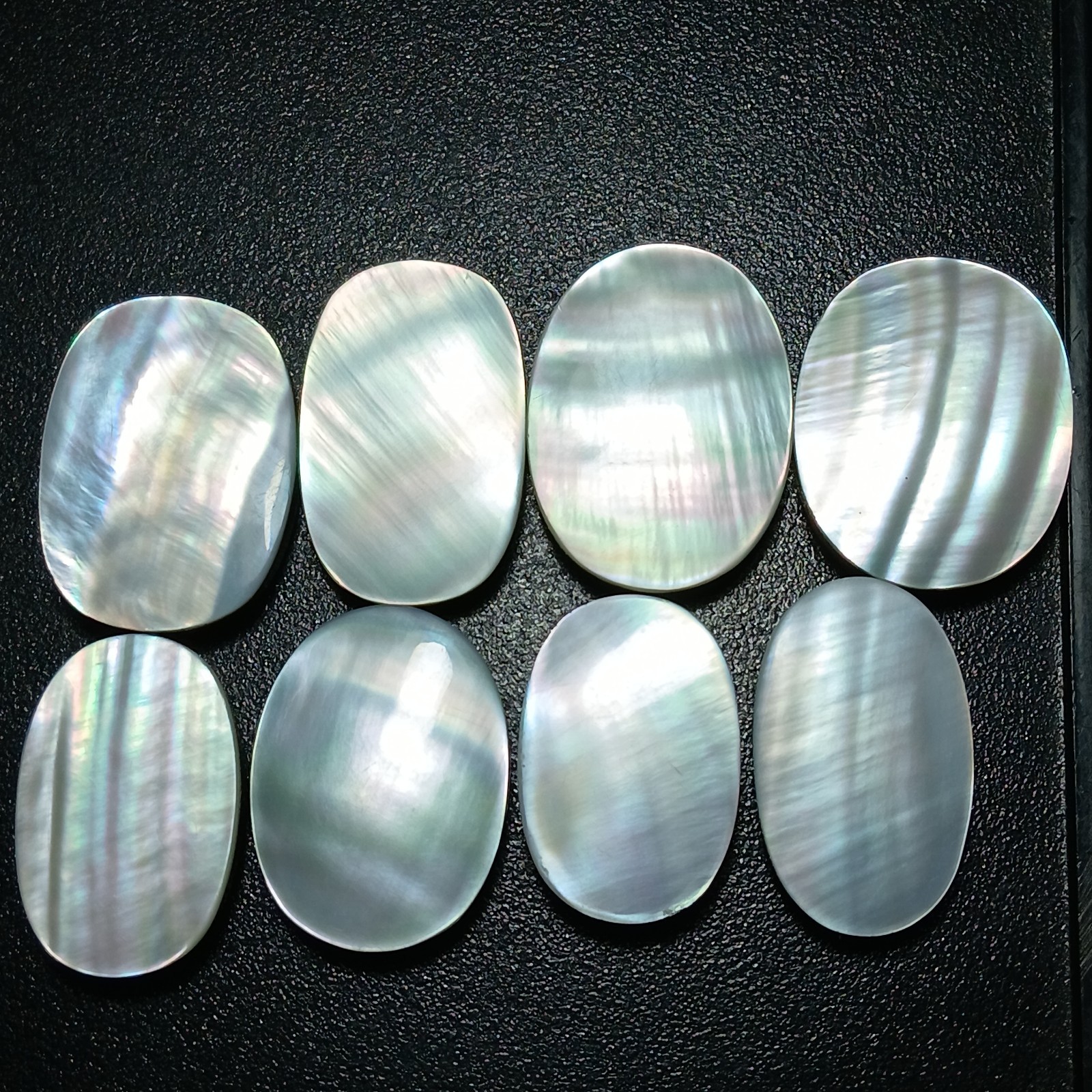 Tahitian mother of pearl cabochon lot natural white pearl loose gemstone jewelry