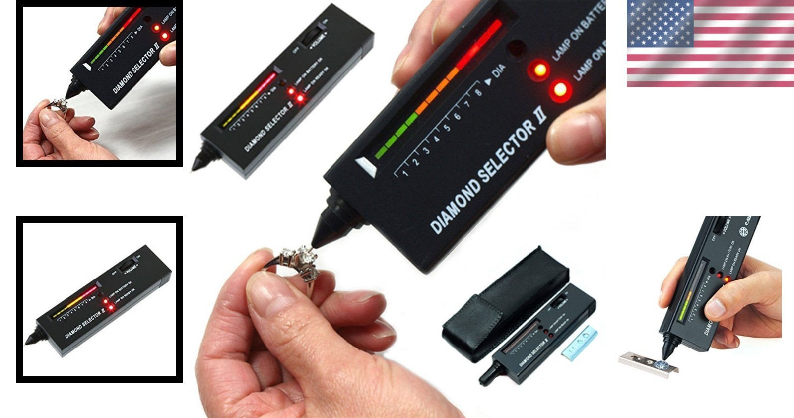 Professional High Accuracy Diamond Tester Pen – Portable Gemstone Detector
