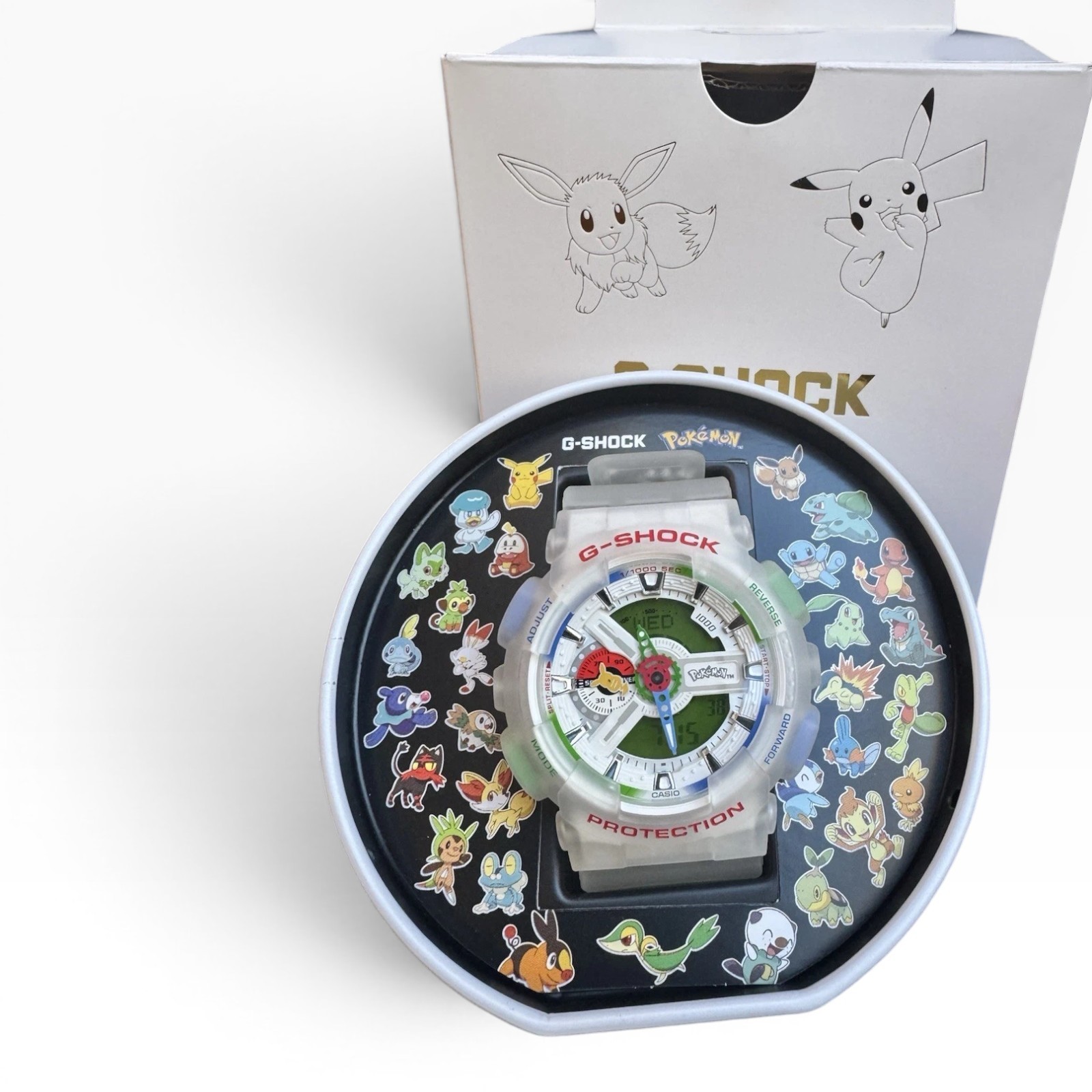 IN HAND CASIO G-SHOCK X POKEMON GA110PKM-7A 30TH ANNIVERSARY WATCH – IN HAND