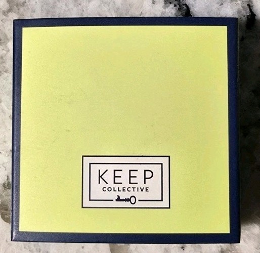KEEP Collective GOLD RING Size M/L 7-9 Adjustable Charm Key Keeper NEW