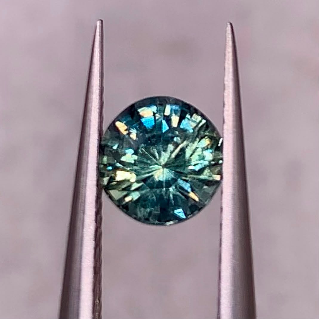 1.06Ct Natural Unheated Rare Teal Sapphire From Madagascar