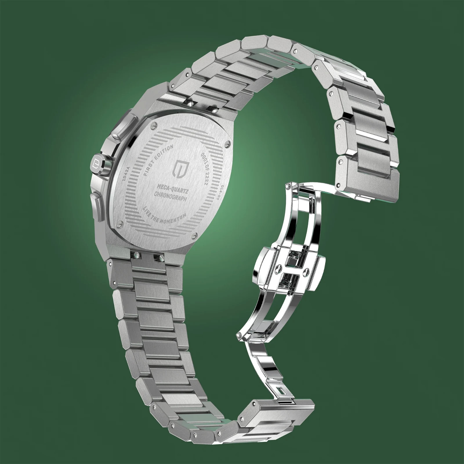 DETOMASO VOLTRE CHRONOGRAPH FIRST EDITION GREEN 42mm MSRP $299 🔥NEW🔥