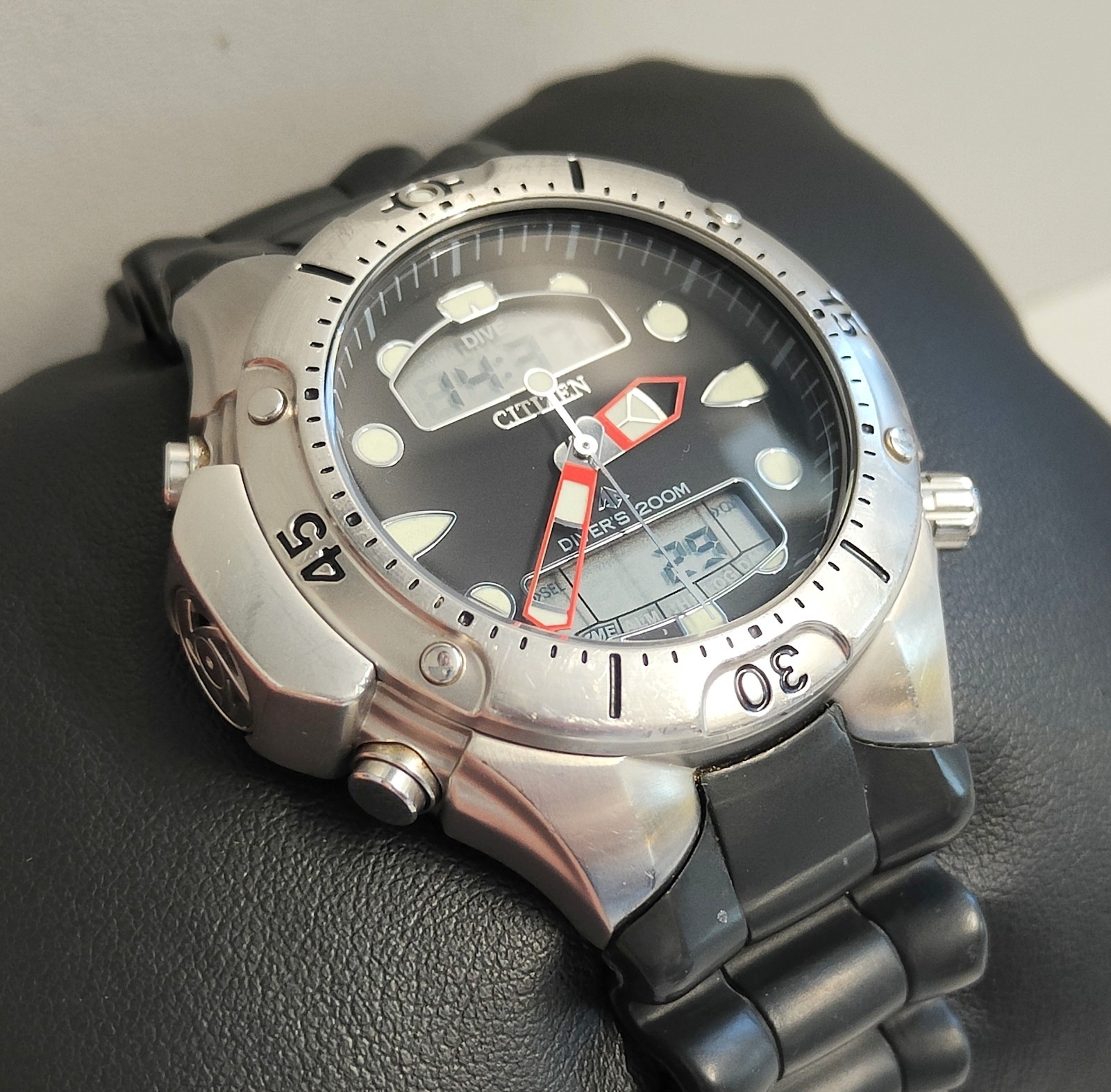 Citizen PROMASTER AQUALAND c500 Diver’s 200m WRISTWATCH SUB Rubber Black WATCH