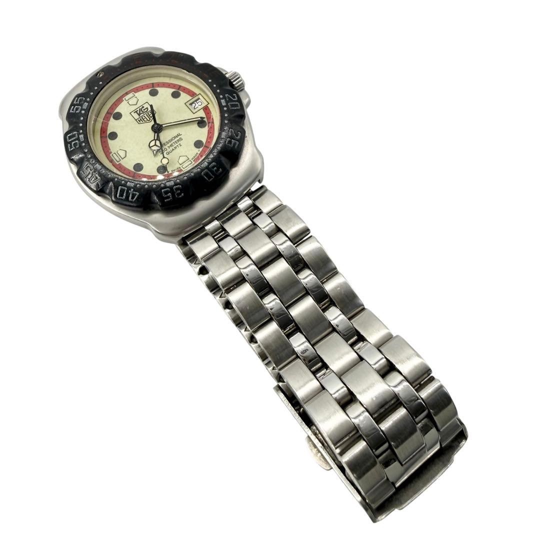 TAG Heuer Formula 1 Professional WA1211 Cream Dial Date Quartz Unisex Watch 35mm