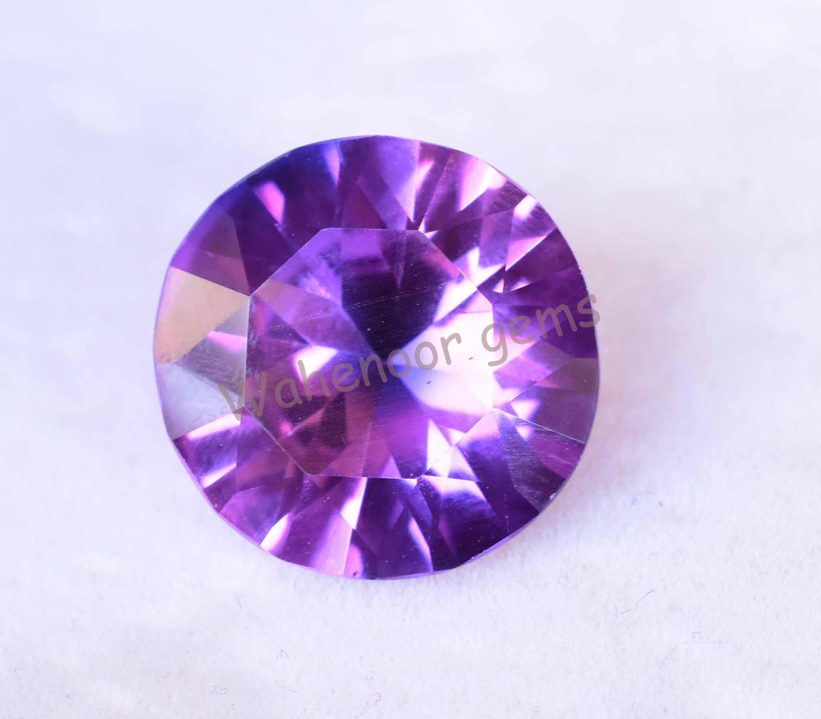 Natural 13.50 Ct Boysenberry Sapphire Round Master Shape AGL Certified Gemstone