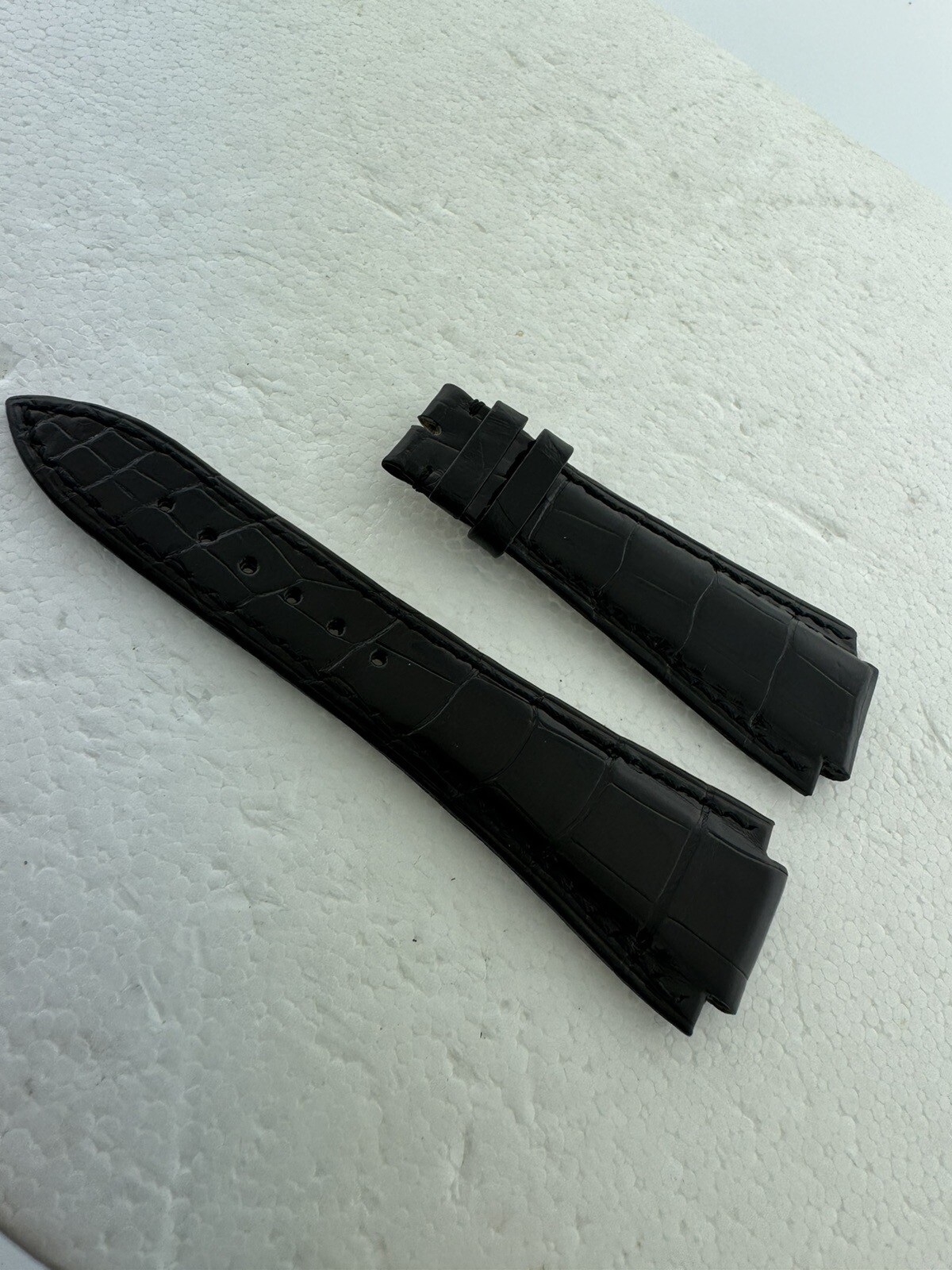 Audemars Piguet Royal Oak Black Leather 28mm X 17mm Watch Strap Band