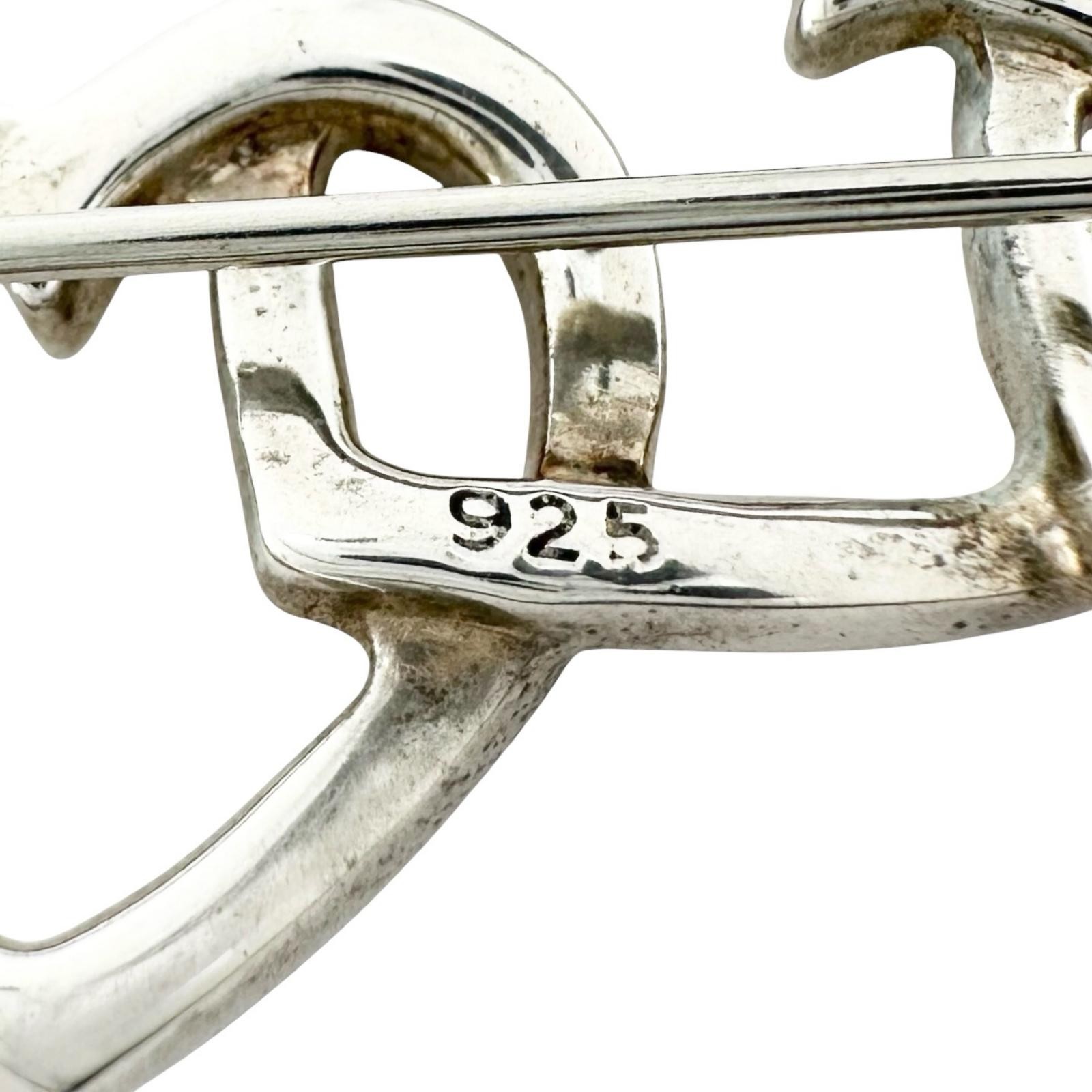 TIFFANY&Co. Triple heart Brooch Silver925 Women