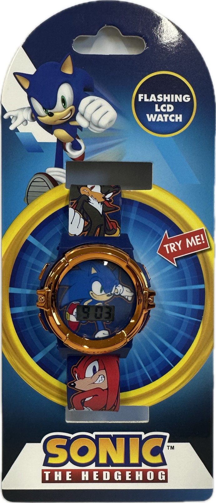 Watch – Sonic the Hedgehog – Shiny Wristwatch Digital w/Flashing LCD Lights Boys