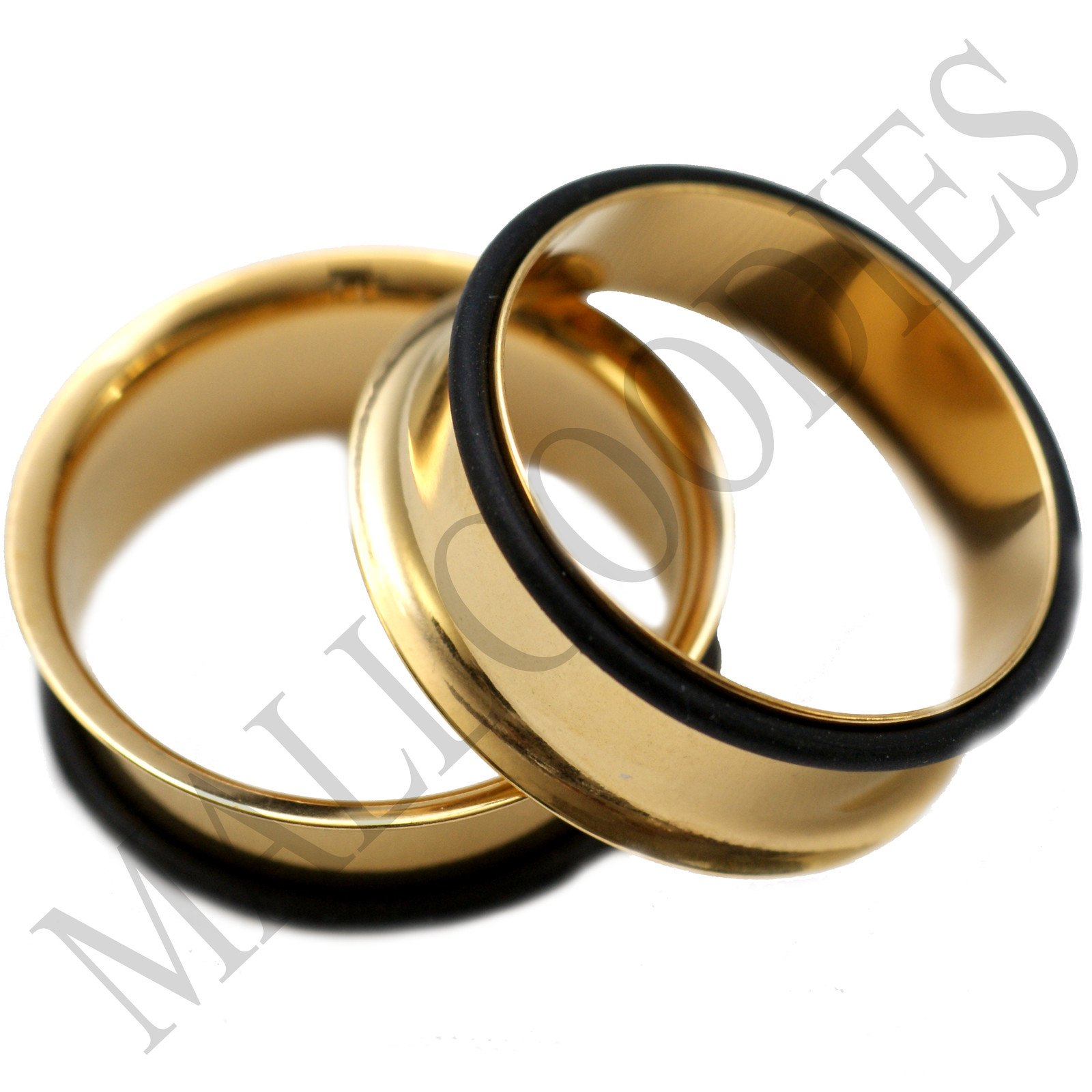 0863 Gold Single Flare Flesh Tunnels 1-1/8″ Inch Ear Plugs 28mm Earlets 1 Pair