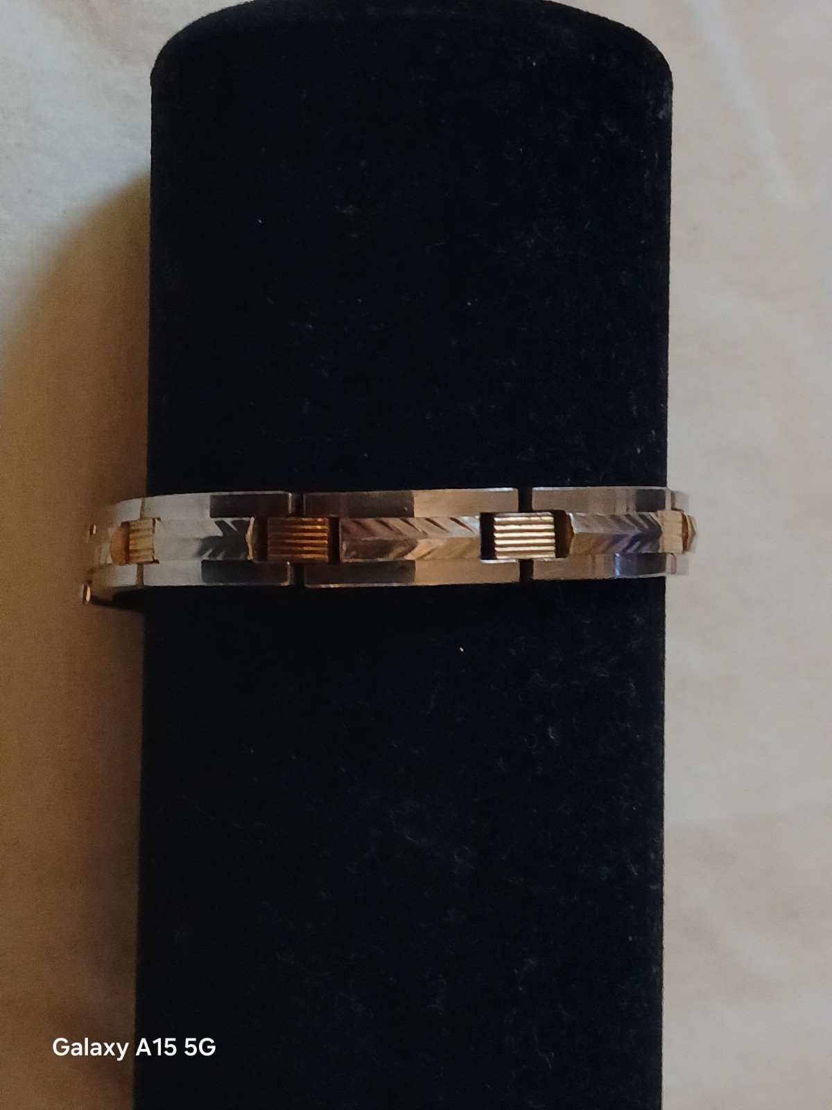 6 In Dura Vida Soild Metal Link Bracelet