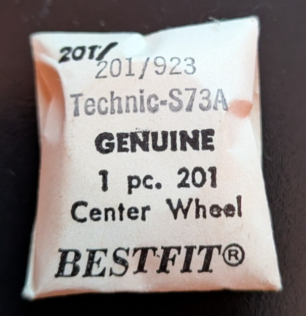 NOS NEW Technic S73A Center Wheel Watch Part #201/923