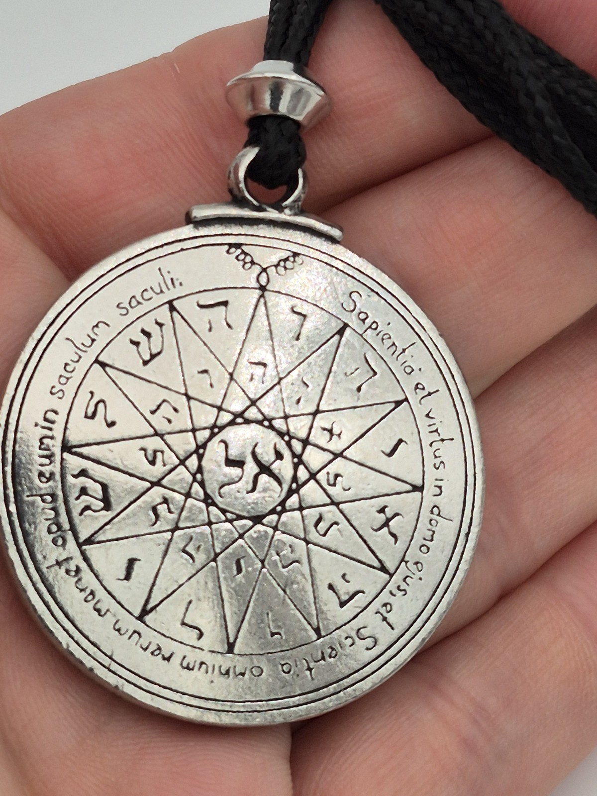 TALISMAN of MERCURY PENTACLE Solomon Seal of Magic Pendant Amulet Necklace